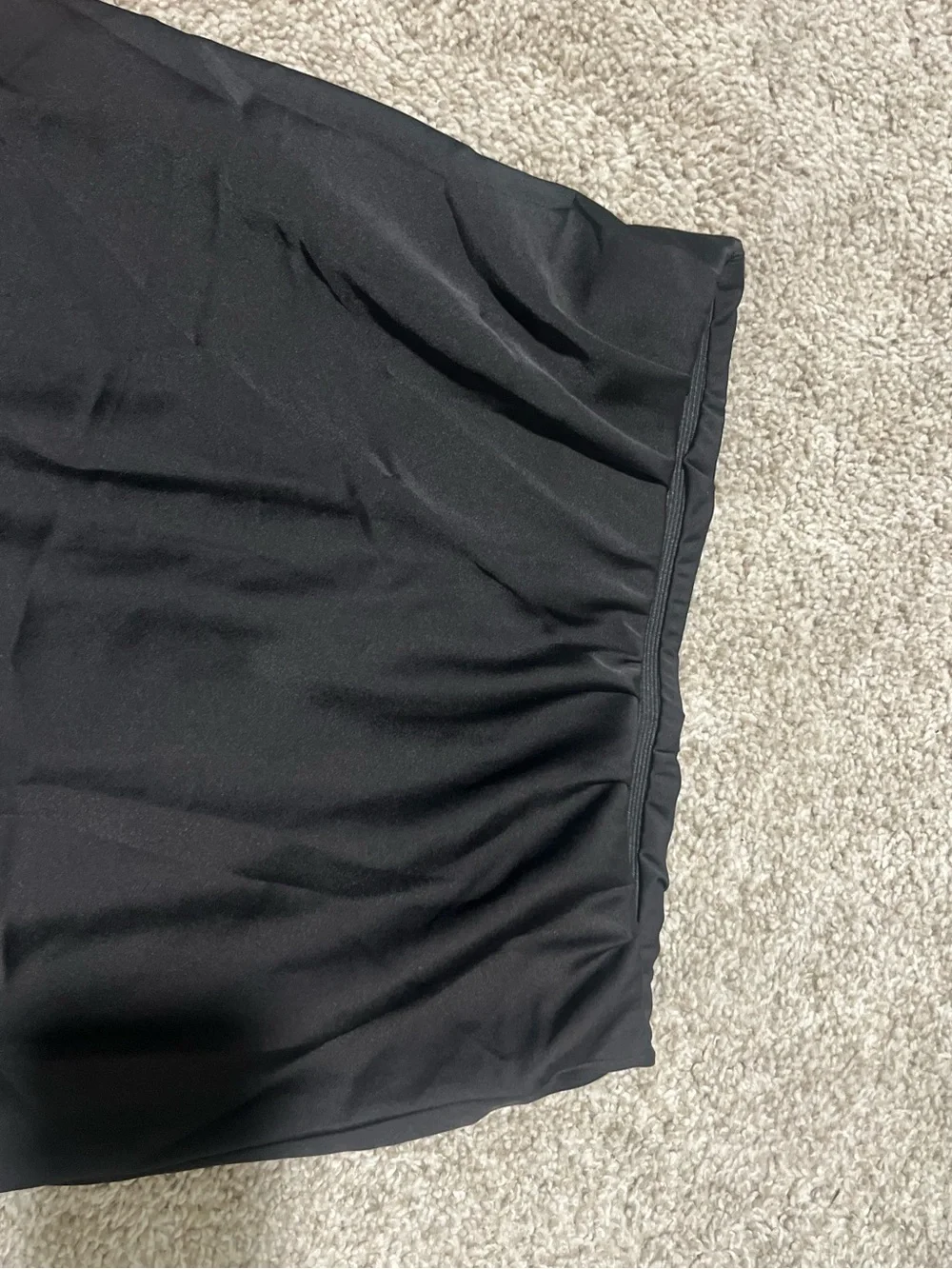 Women's Black Maxi Skirt with Smooth A-Line Silhouette